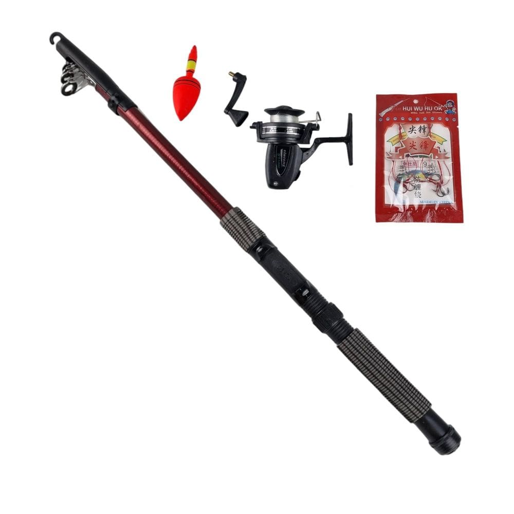 Kit Vara Pesca 2.1 M Com Molinete Boia E Linha 0710 Artsport