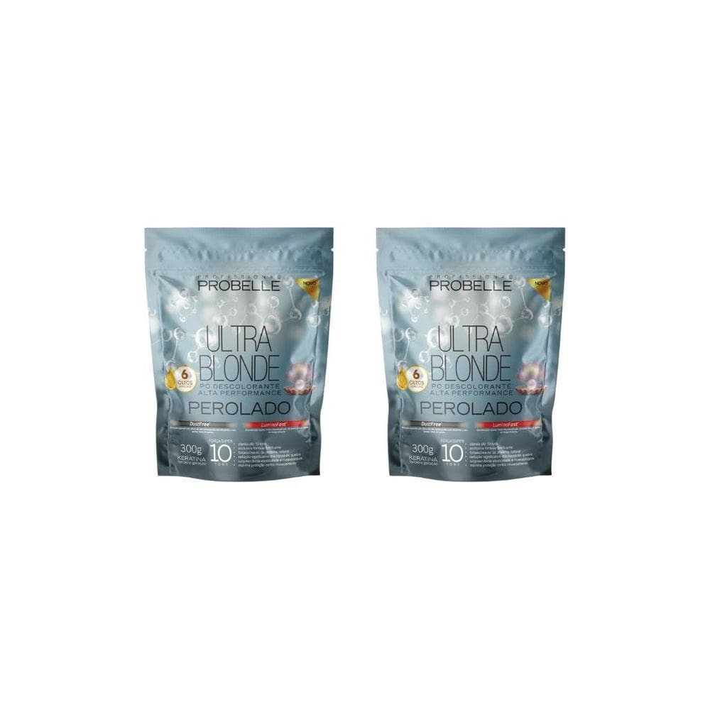 Po Descolorante Probelle 300G Perolado - Kit Com 2Un