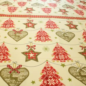 Tecido Oxford Natal Estampado Natalino Toalha Mesa 3 Metros