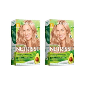 Coloraçao Nutrisse 81 Louro Cinz Cl/Louro Paixao Nac-Kit 2Un