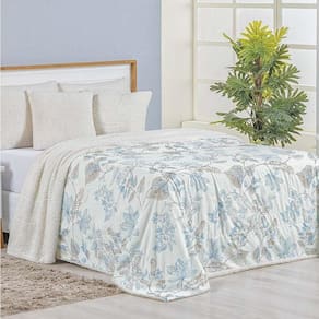 Cobertor Solteiro Top Line Estampado Hipercal/sherpa 1 Peça - Lince