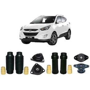 4 Kit Coxim Amortecedor Dianteiro Traseiro Ix35 2016 2017 18