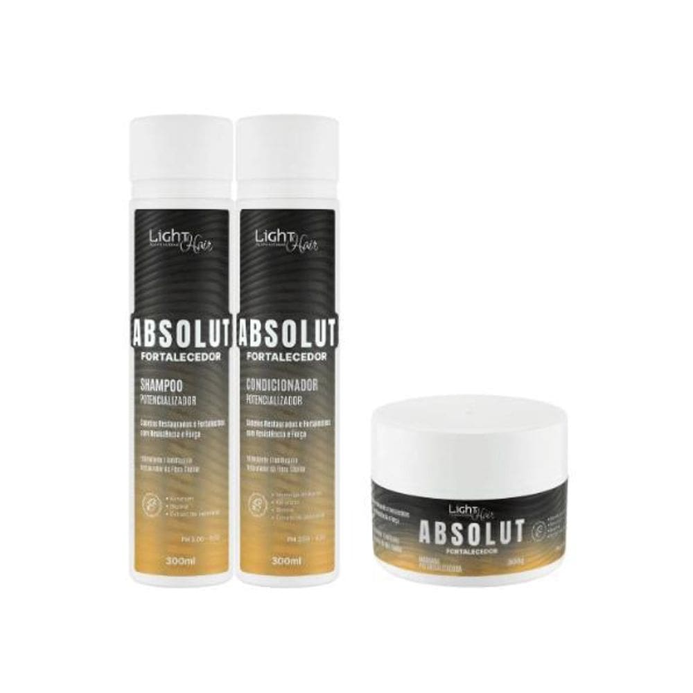 Light Hair Kit Absolut Fortalecedor Dos Fios