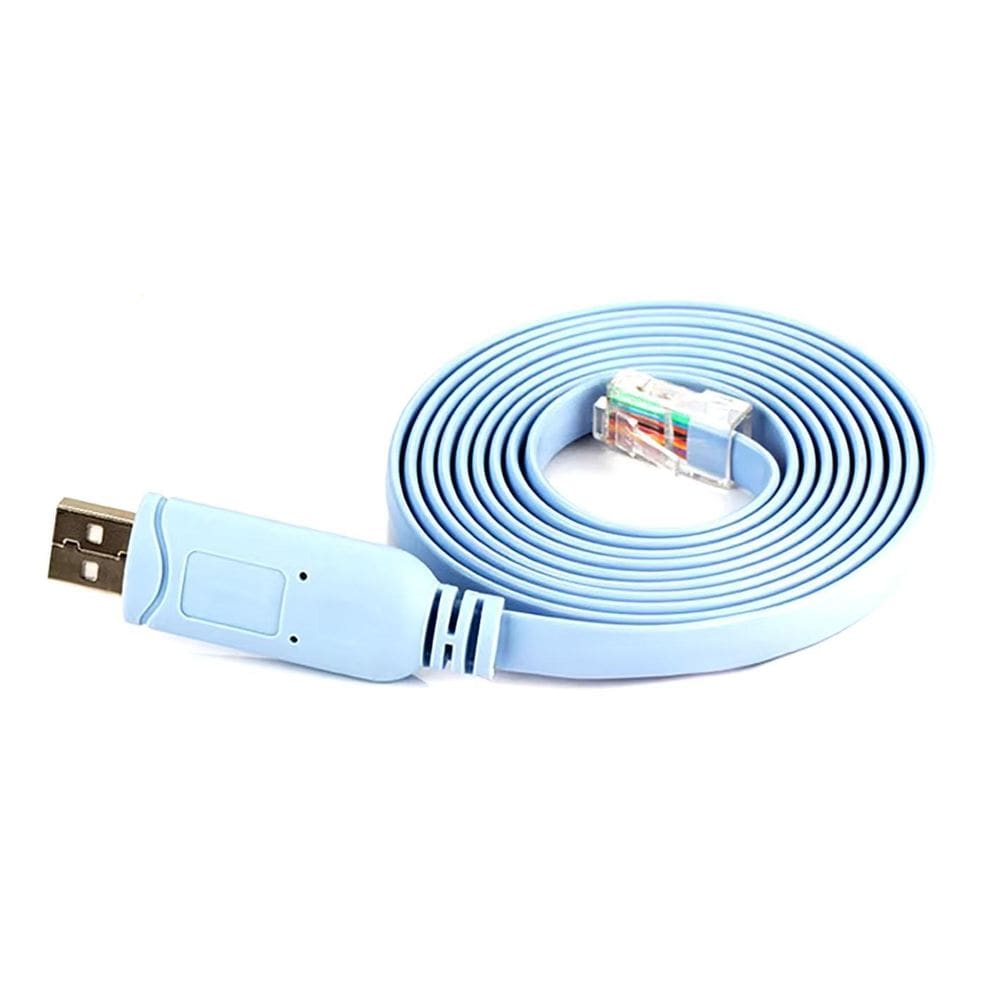 Cabo Usb Para Rs232 Serial Para Rj45 Cat5 Console Adaptador