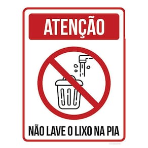 Placa Sinalização - Horário Funcionamento 36X46