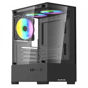 Gabinete Gamer Bg-055 Hit Pro 3X Fan Rgb Vidro Temperado