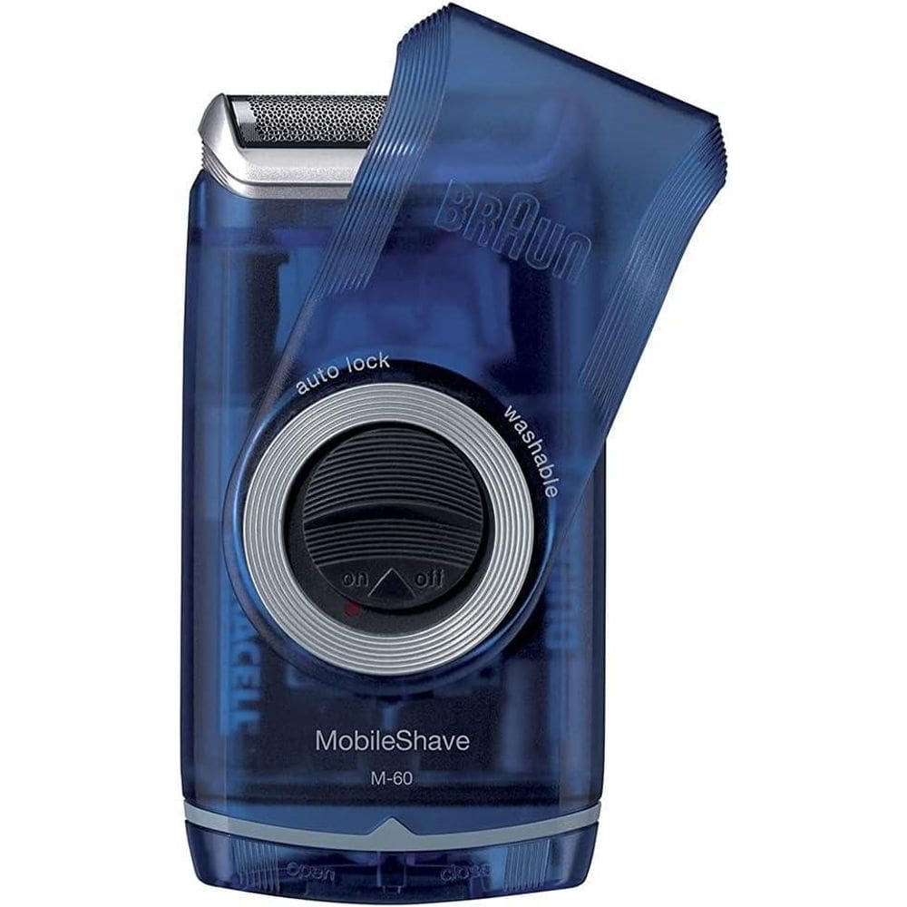 Braun Mobile Shave M60B Barbeador Portátil Azul