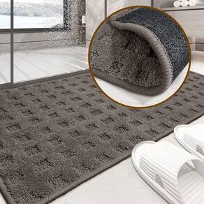2 Tapete Banheiro Antiderrapante Grande Soft Re35 Js 50X100