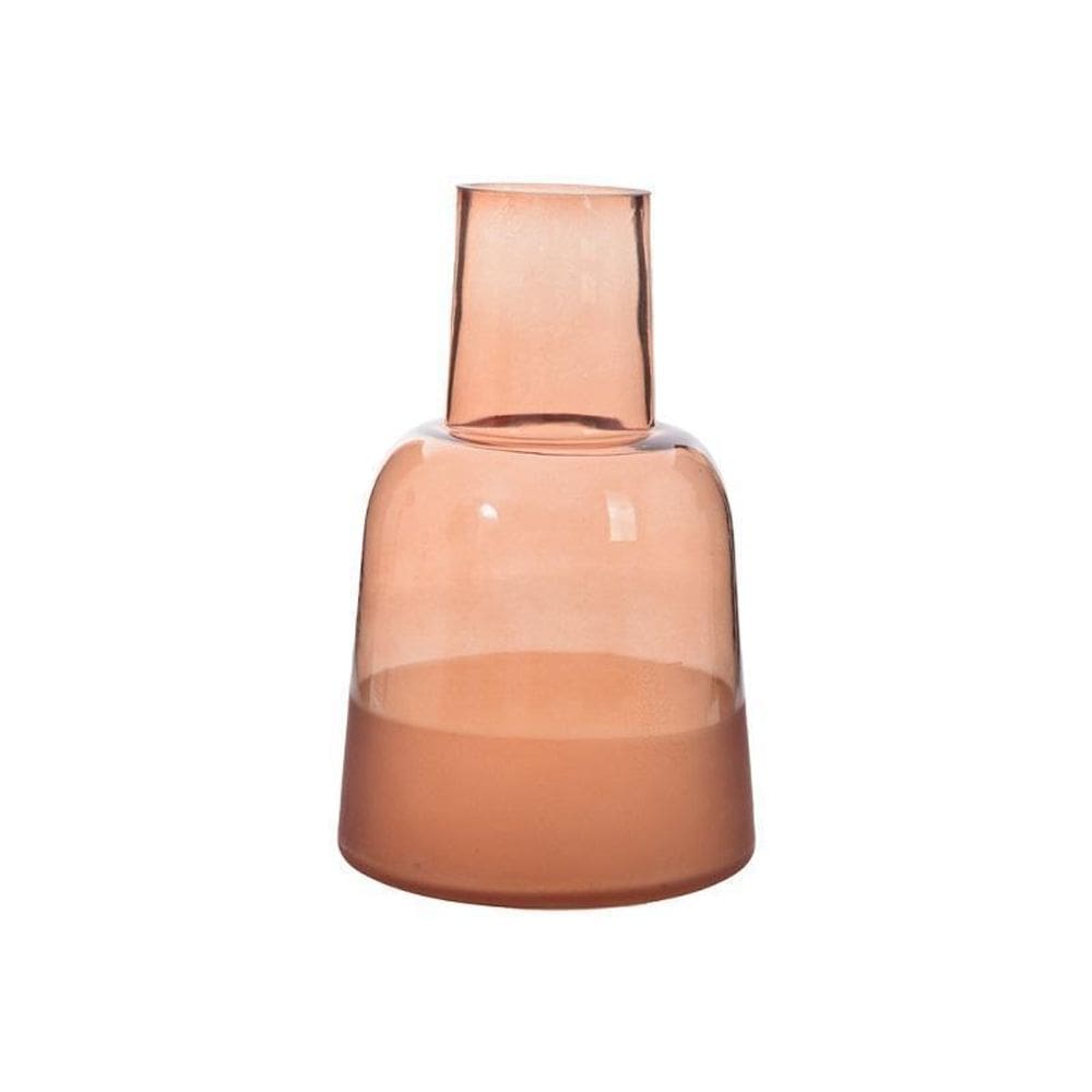 Vaso Frosted Nude 15X23.5X15Cm Vidro