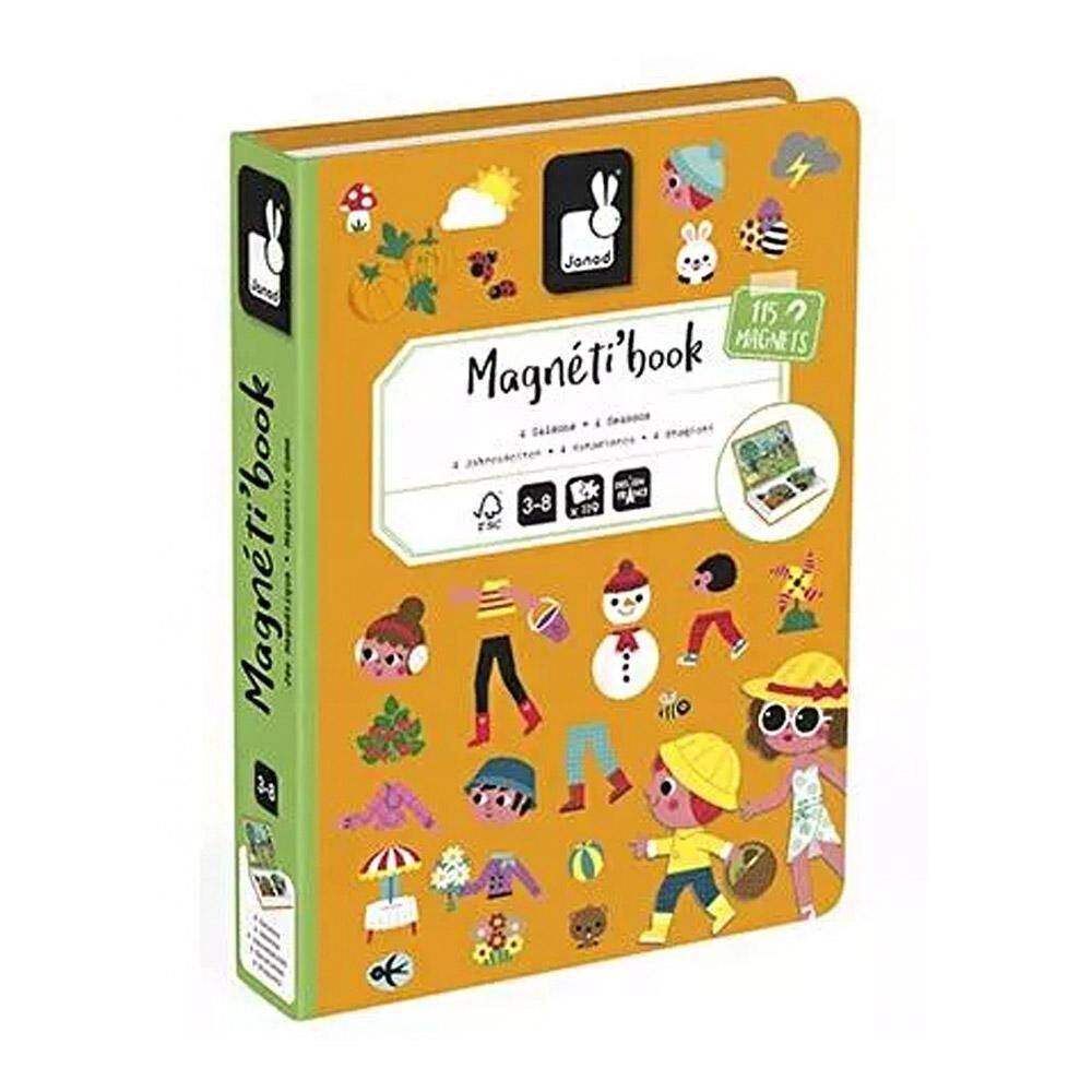 Livro Magnético 4 Estações 119 Peças Janod