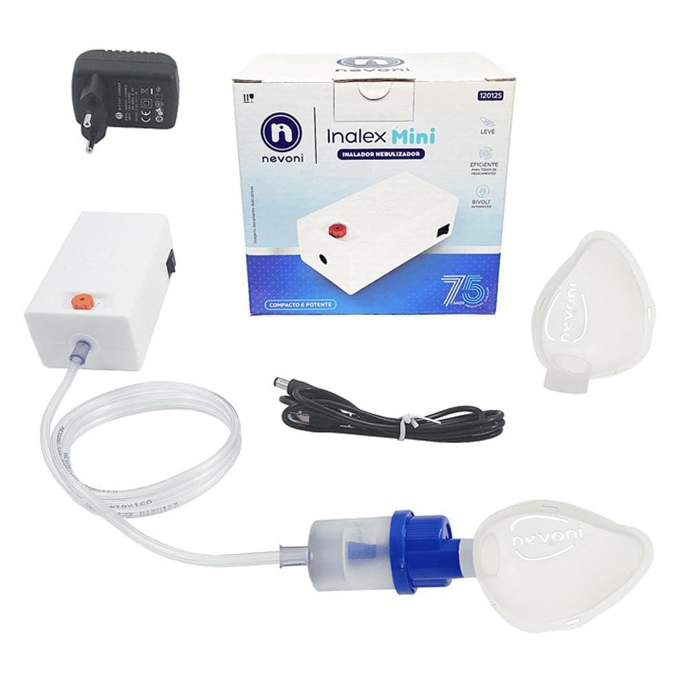 Inalador Nebulizador Inalex Bivolt Automático 12012S Nevoni