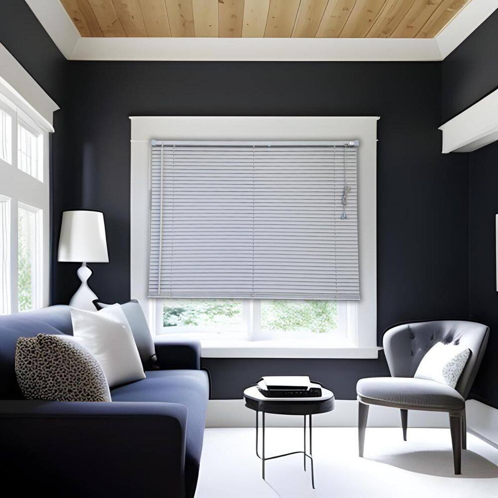 Persiana Horizontal Pvc Block Cinza 180 L X 160 A Cm Lâminas