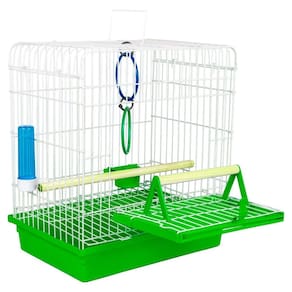 Mini Viveiro Calopsita Verde Pet Piu Jel Plast