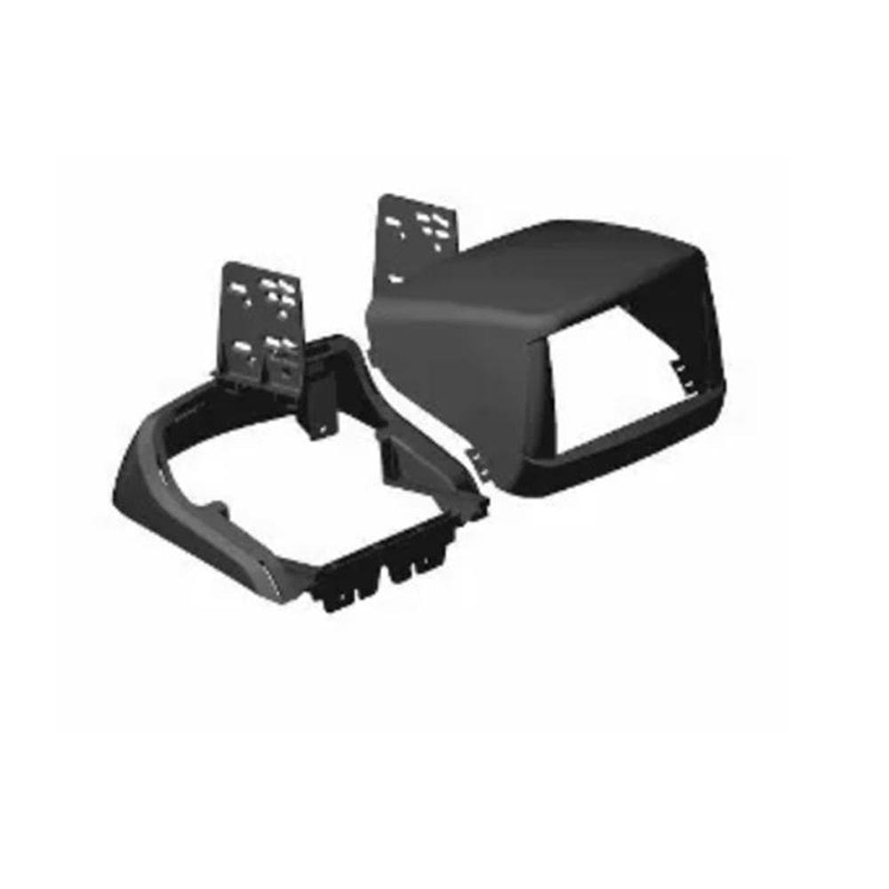 Moldura Som / Dvd 2 Din Fiat Doblo Cinza