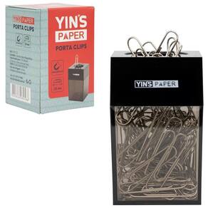 Porta Clips Magnetico Plastico Quadrado Yins Paper 7X4,5Cm
