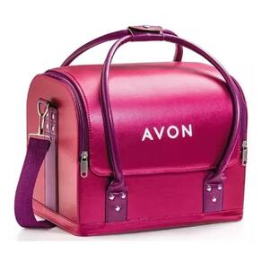 Avon Maleta De Maquiagem Pink E Roxo