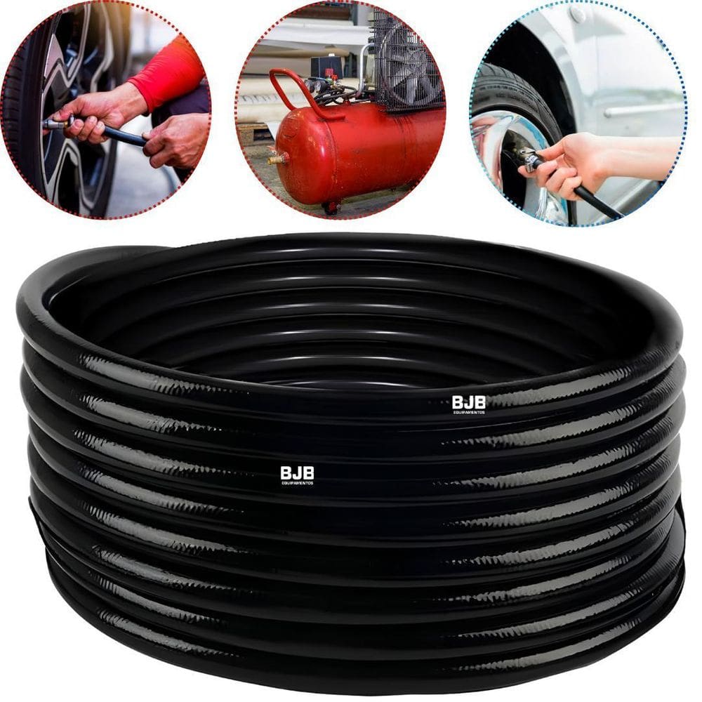 Mangueira Compressor De Ar 20 Metros Reforçada 5/16