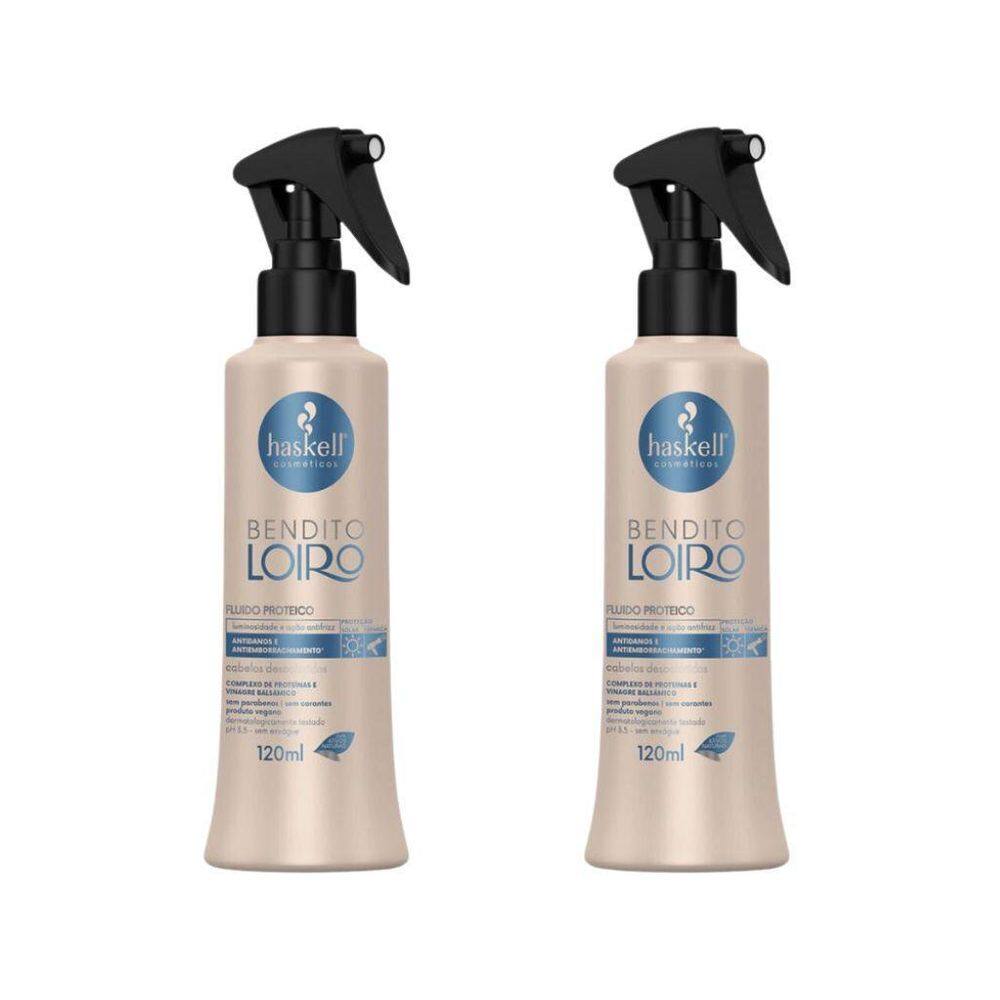 Fluido Haskell Bendito Loiro 120Ml - Kit Com 2Un