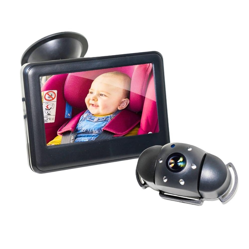 Espelho Retrovisor Com Câmera Para Ver Bebê Carro Maxi Baby