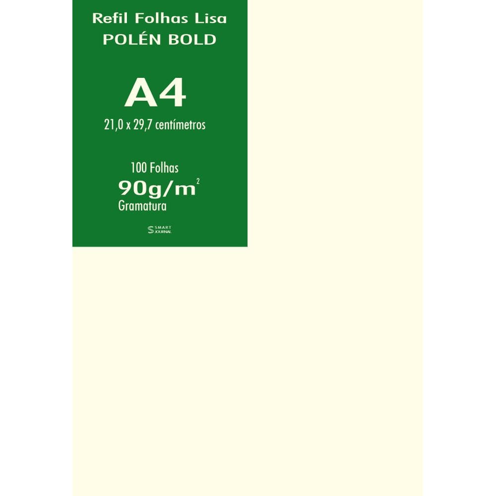 Papel Polen A4 Bold 90G Liso 100 Folhas 21X29,7Cm A4
