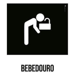 Kit 3 Placas Desenho - Bebedouro