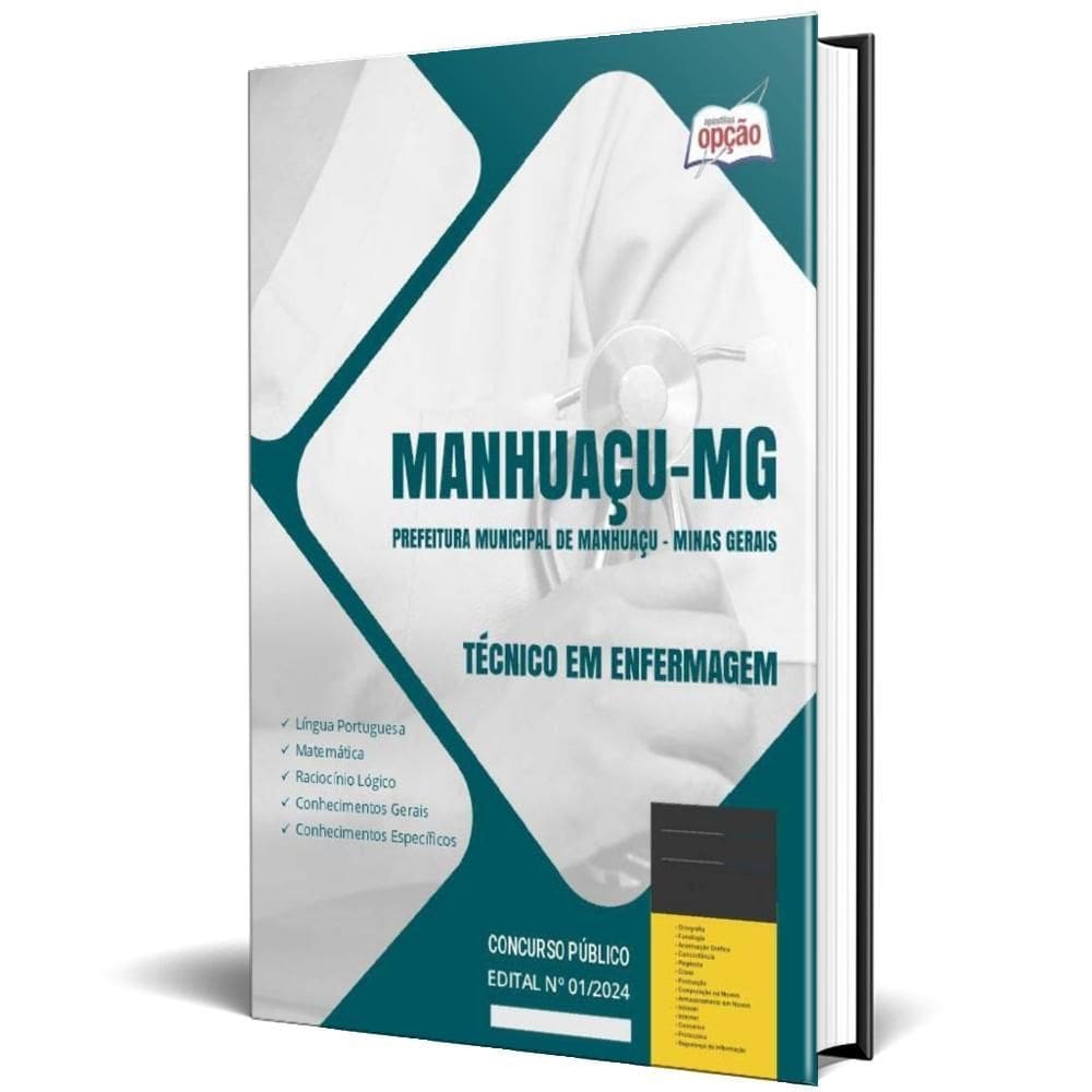 Apostila Prefeitura Manhuaçu Mg 2024 - Técnico Em Enfermagem