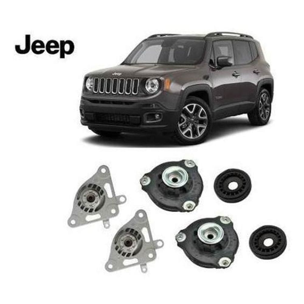 Kit 4 Coxim Rolamento Dianteiro Traseiro Jeep Renegade 2017 2018 2019