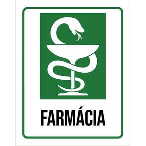 Placa Sinalização Hospitalar Farmácia 36X46