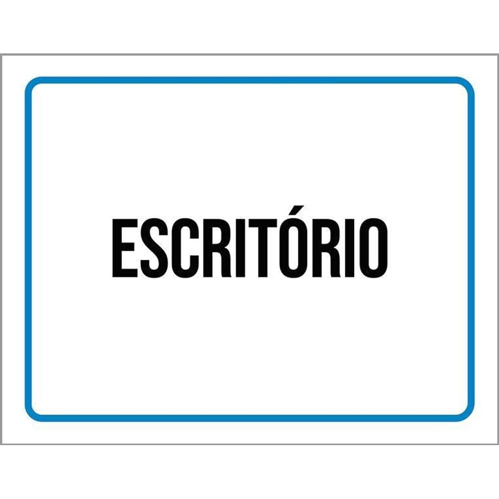 Placa Ambiente Sinalização Setor Escritório 36X46