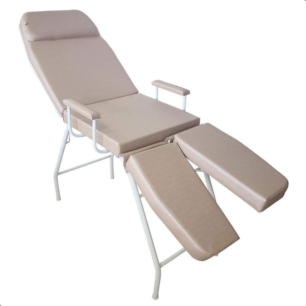 Maca 3 Posições Bi-Perna Com Apoio De Braço Rosê Estr Branca