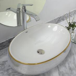 Kit Cuba Pia Louça Cerâmica Banheiro C/Torn E Vál Cromada100