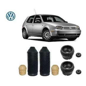 2 Kit Coxim Rolamento Batente Amortecedor Dianteiro Golf 2002 2003 2004