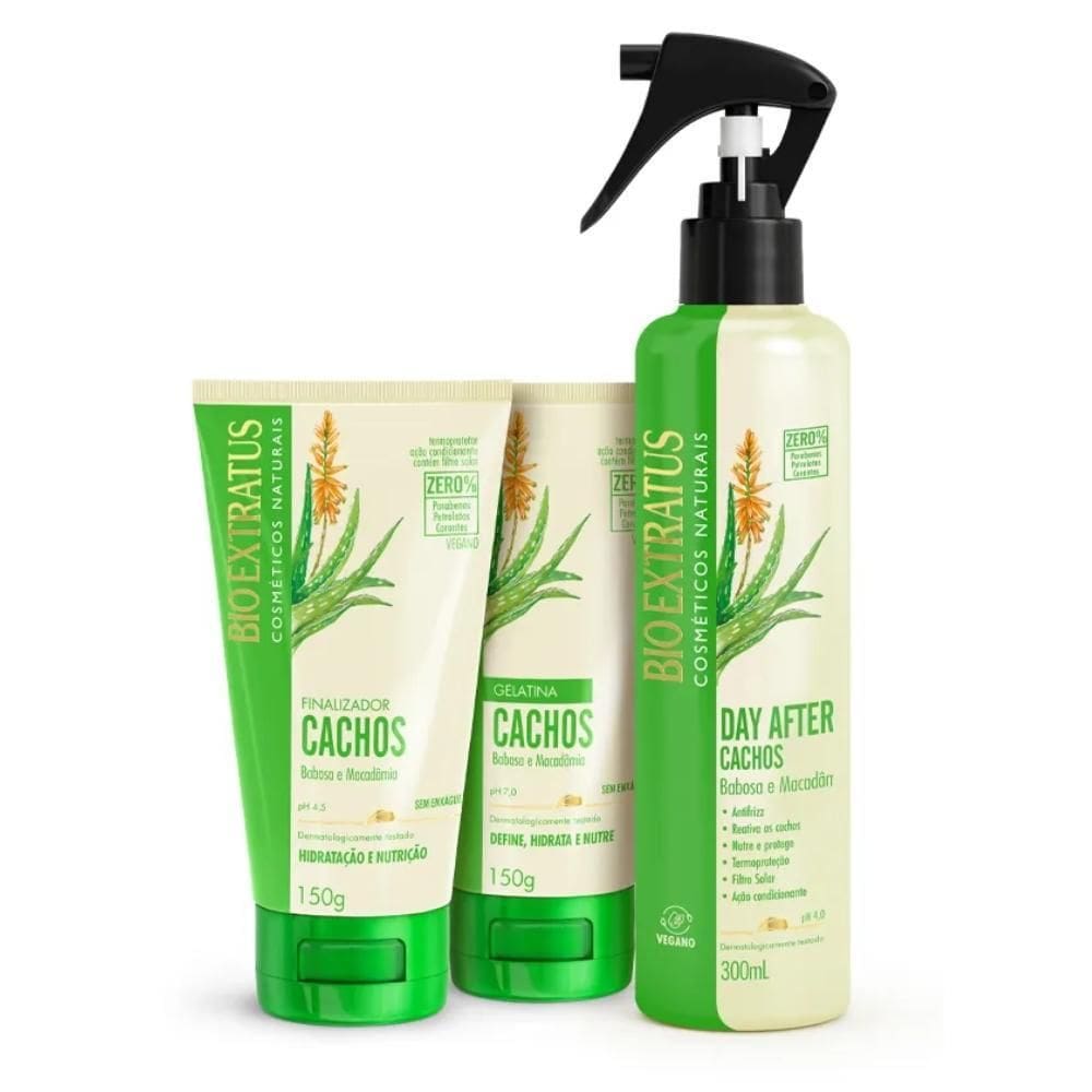 Kit Bio Extratus Cachos Finalização Completa 150Ml/300Ml