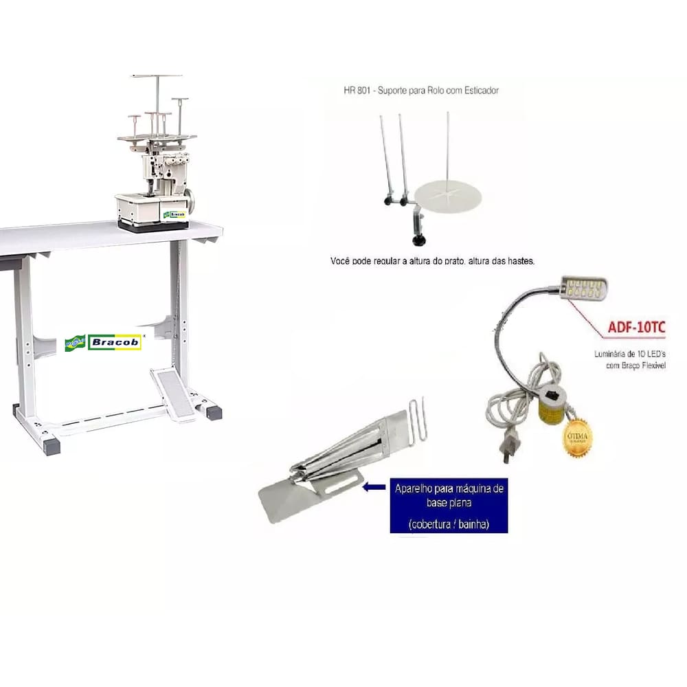 Galoneira Semi-industrial BRACOB - 3AG. Com Mesa+ACESSÓRIOS