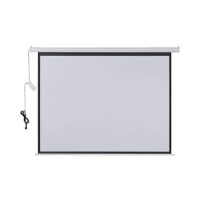 Tela de Projeção Retrátil Elétrica 100 - 203x152cm - 220v - Com Controle Remoto - Multilaser AC355