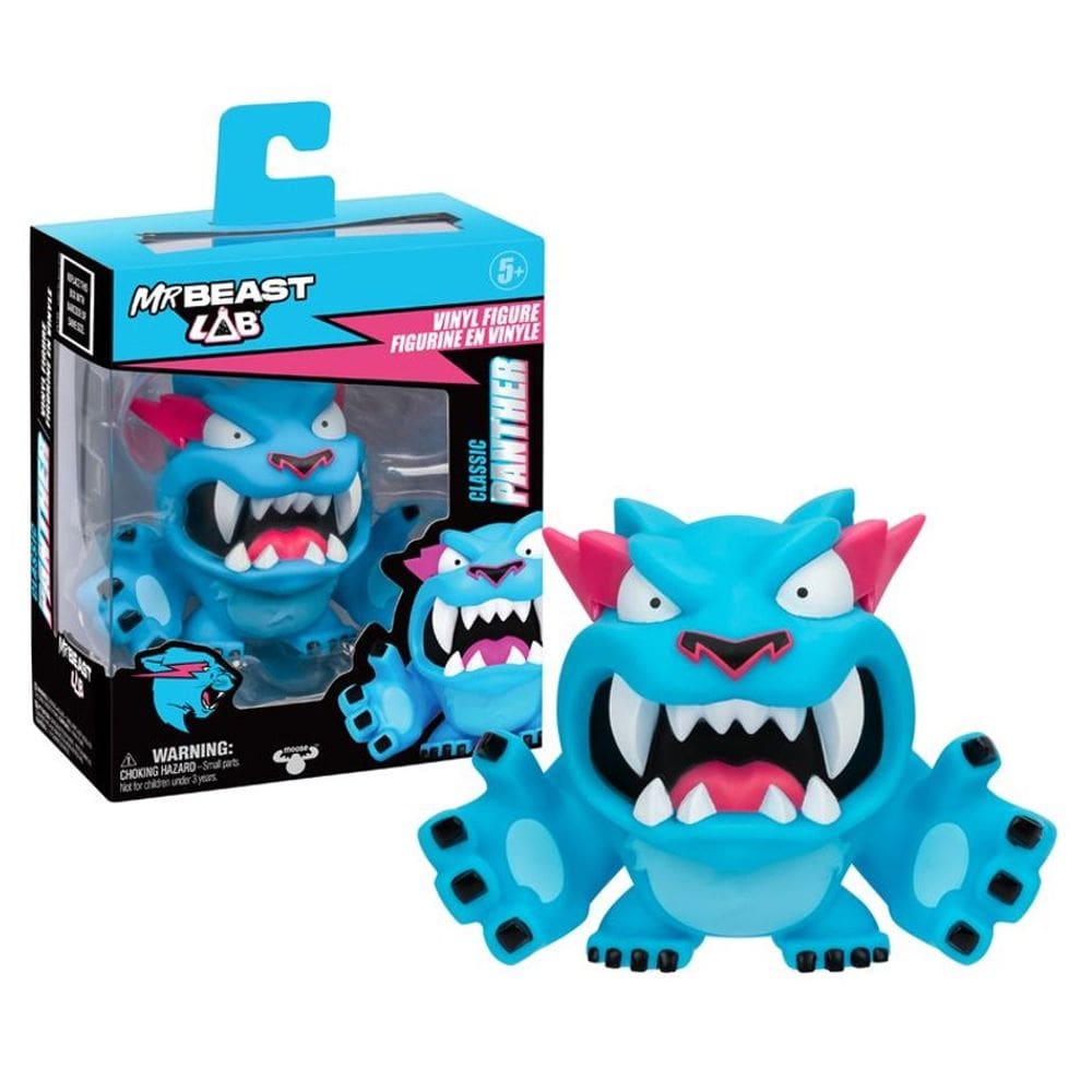 Boneco De Vinil Mr Beast Lab Pantera Clássica - Candide