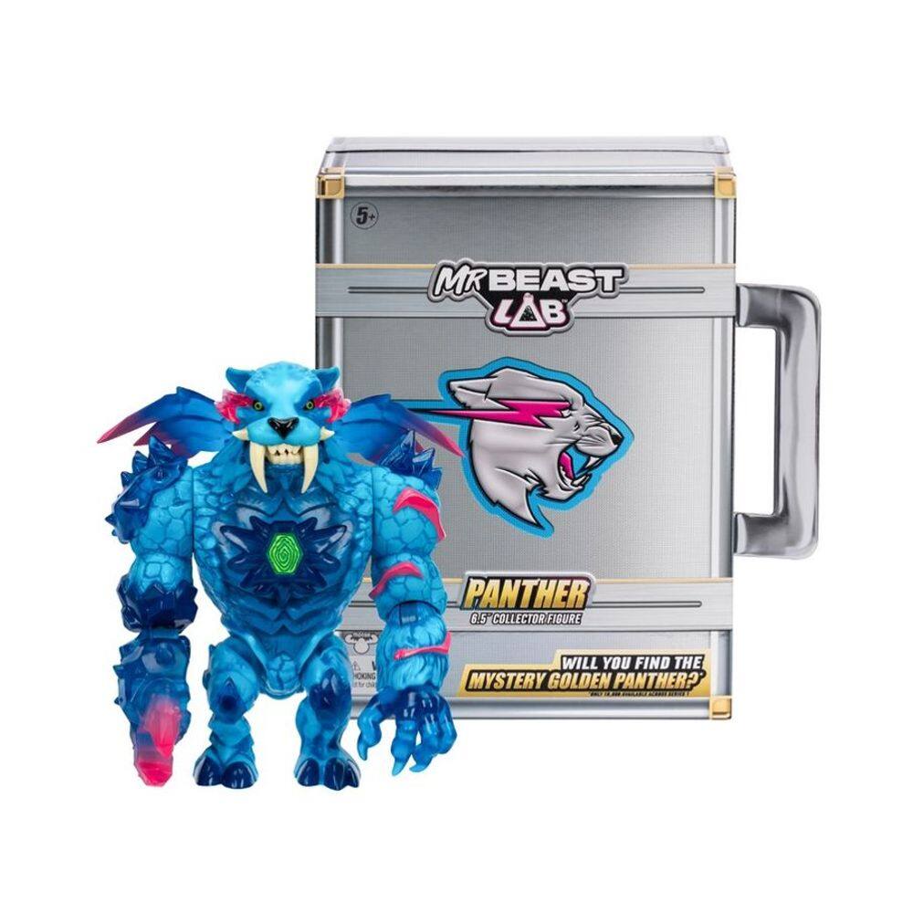 Boneco Colecionável 16cm MrBeast Lab Pantera - Candide