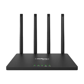 Roteador Wi-Fi Intelbras Wi-Force W5-1200F - MU-MIMO - Dual Band 2.4 GHz e 5 GHz - 4 Antenas