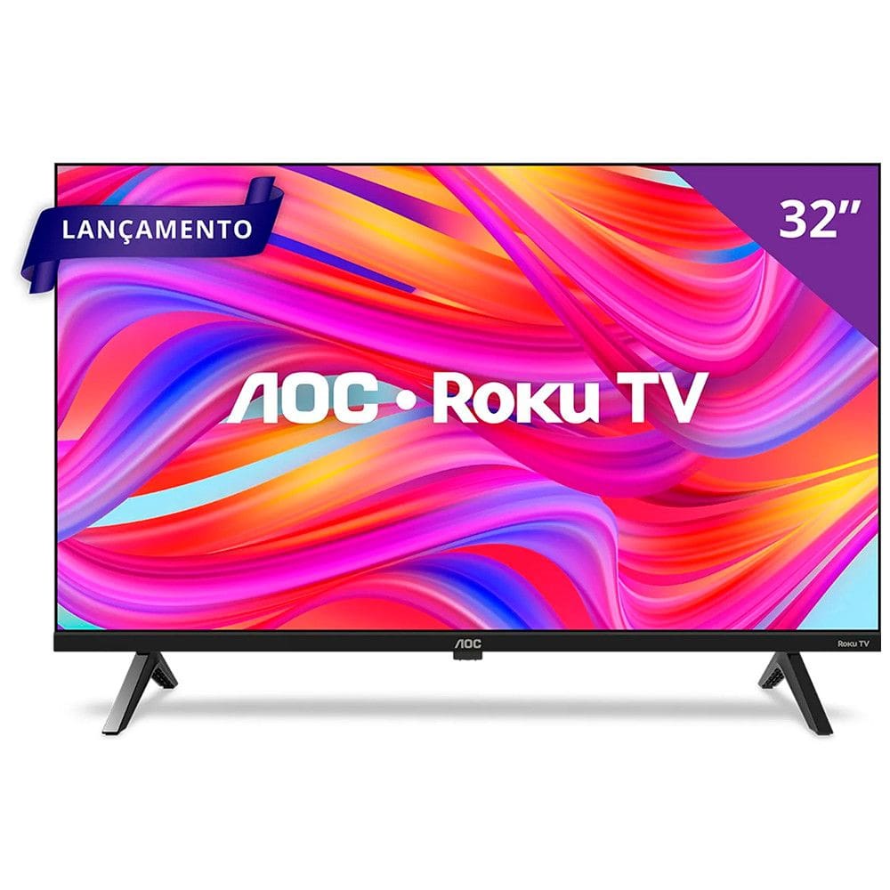 Smart TV AOC Roku TV 32 Polegadas Wi-fi LED HD