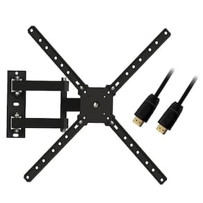 Kit Suporte Tv Articulado 10-55 Sbrp1040 + Cabo Hdmi 3mt