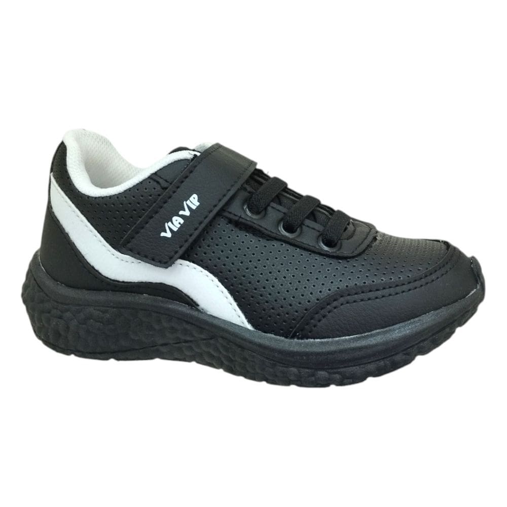 Tênis Infantil Casual Menino Via Vip Juvenil Conforto VV9518