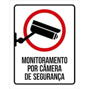 Placa De Monitoramento Por Câmera De Segurança 36X46