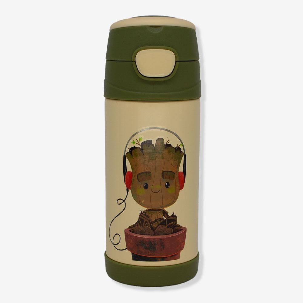 Garrafa Térmica Infantil Top Handle Groot - Marvel