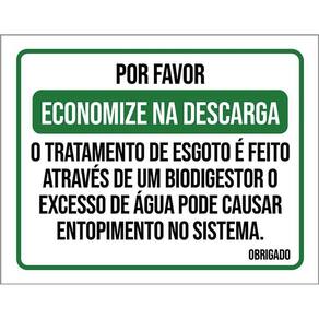 Kit 3 Placas - Economize Na Descarga Biodigestor