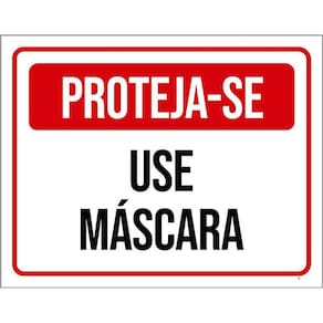 Kit 3 Placas Proteja-Se Use Máscara