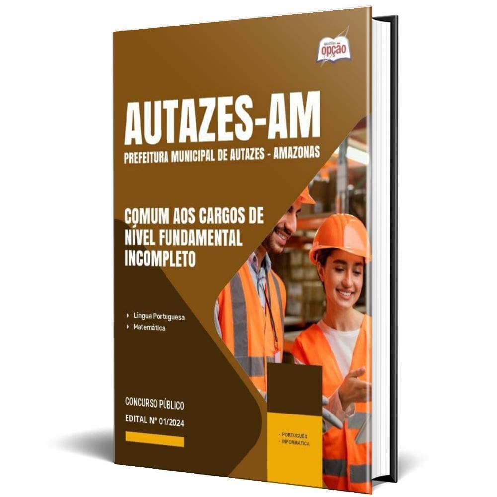Apostila Prefeitura Autazes Am 2024 Comum Aos Cargos Nível