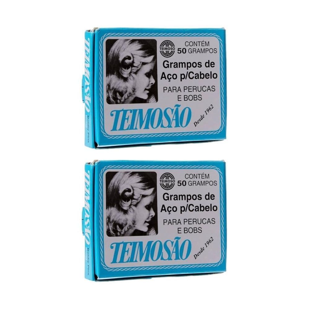 Grampo Teimoso N 7 Com 50 Loiro - Kit Com 2Un