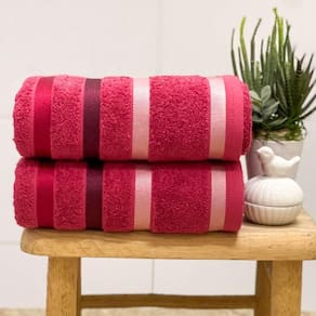 Toalha De Rosto Lumiere 45x80 Rosa