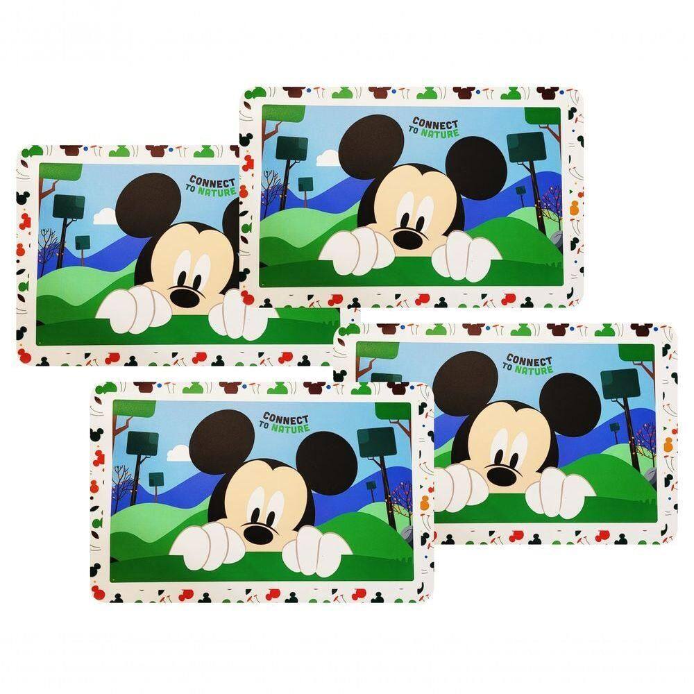 Jogo Americano Infantil Mickey Mouse 43x28cm 4 Peças - Tuut