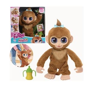 Pelúcia Interativa Macaco Peanut 38Cm Com Som - Sunny